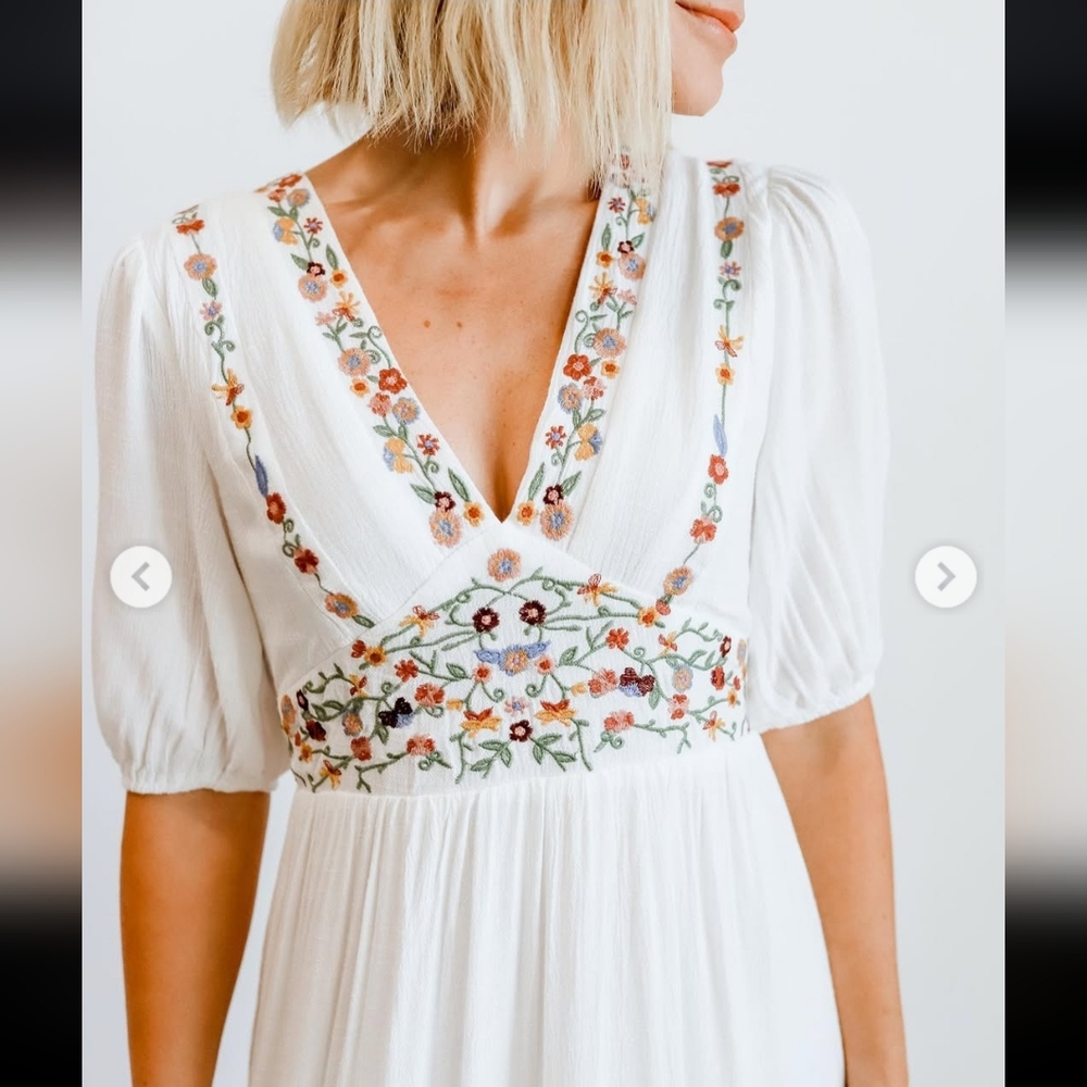 Baltic Born Santa Fe Embroidered Dress